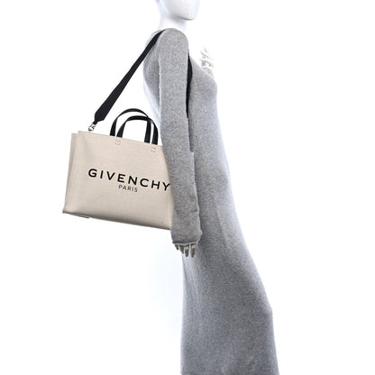Givenchy Canvas Medium G-Tote Beige Black 2 of 7