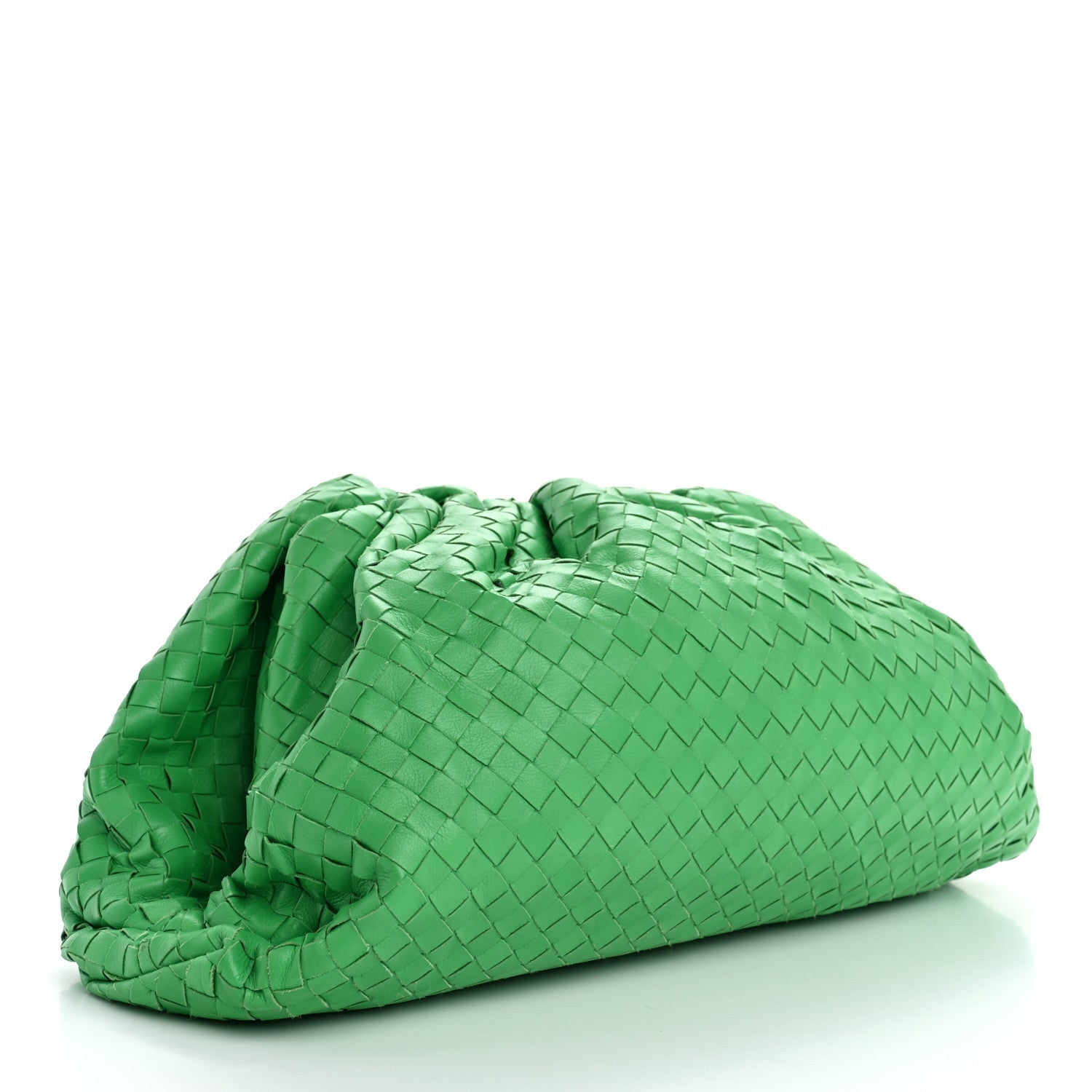 Bottega Veneta Nappa Maxi Intrecciato The Pouch Oversized Clutch Parakeet 3 of 7