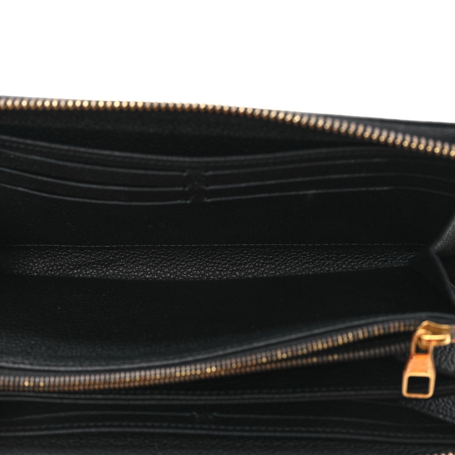 Louis Vuitton Empreinte Monogram Giant Zippy Wallet Black Beige 5 of 6