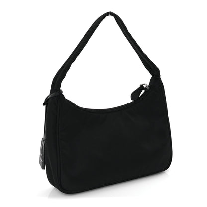 Prada Tessuto Nylon Mini Re-Edition 2000 Bag Black 2 of 7