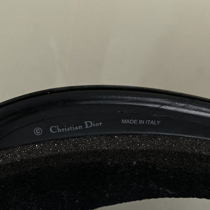 Christian Dior Mirrored DiorClub1 Sun Visor Black 9 of 10