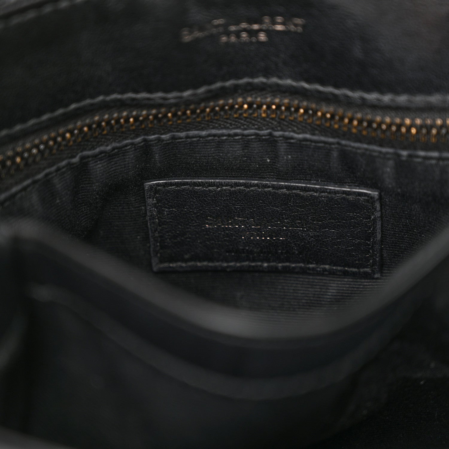 Saint Laurent Calfskin Y Quilted Monogram Monochrome Toy Loulou Crossbody Bag Black 7 of 12