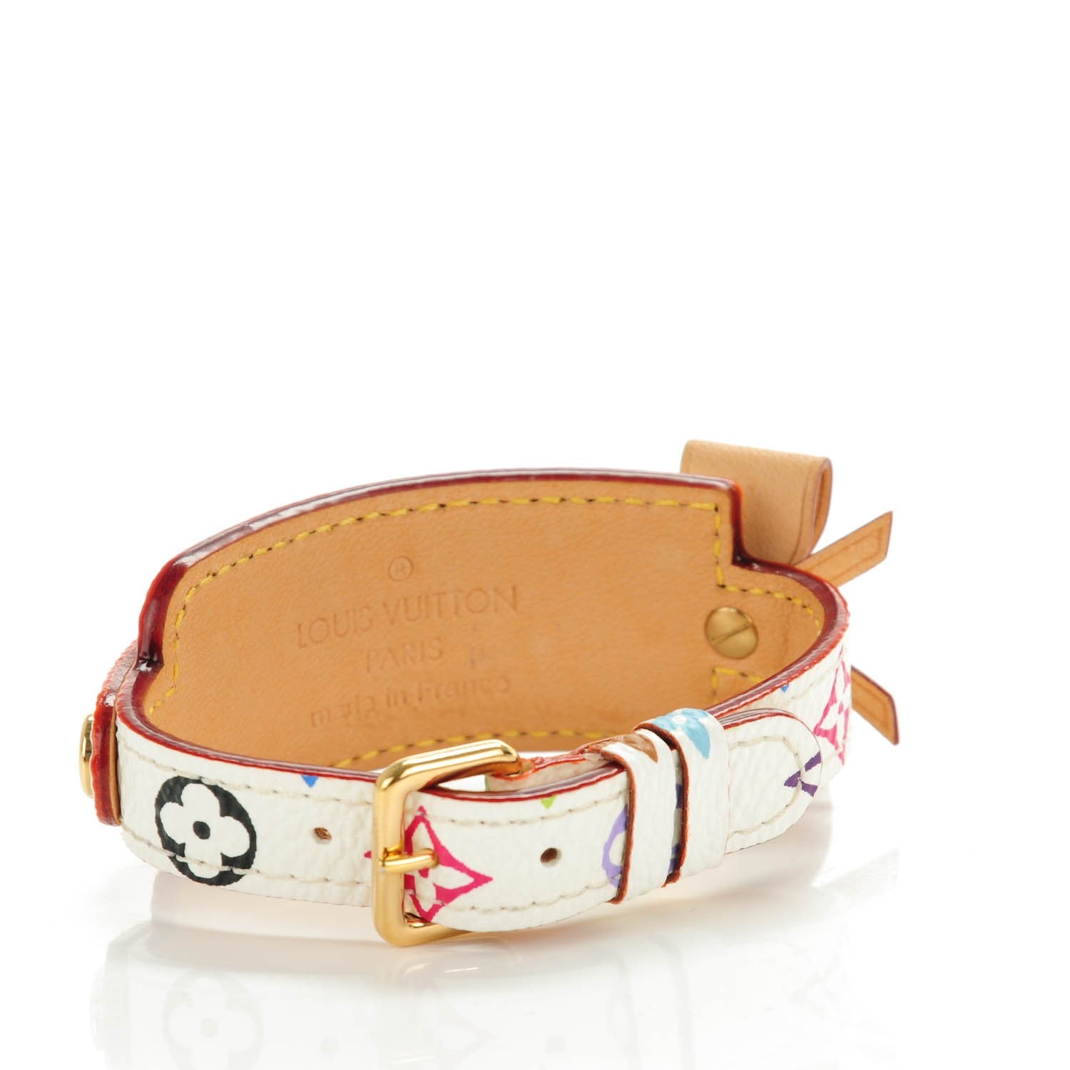 Louis Vuitton Monogram Multicolor Address Wish Bracelet White 3 of 6
