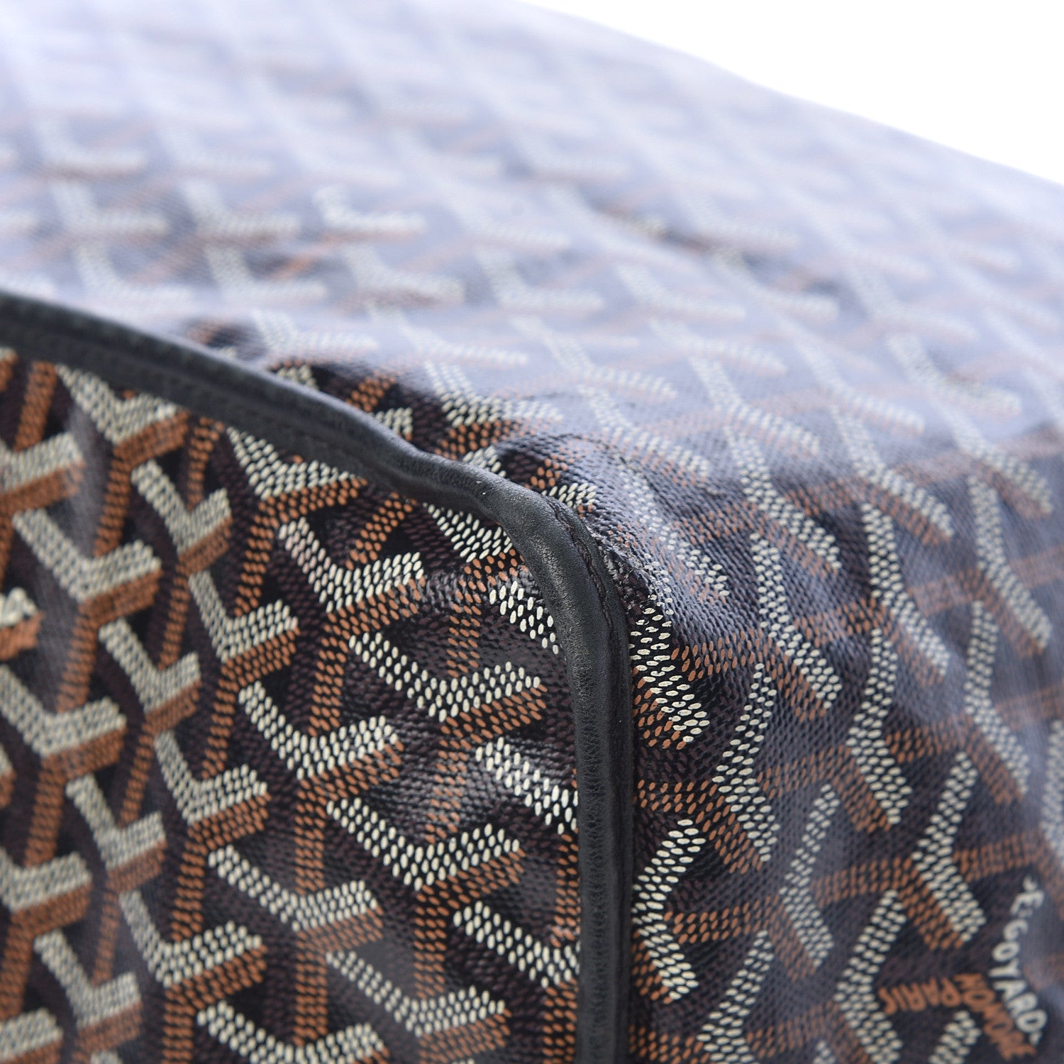 Goyard Goyardine Reversible Anjou GM Black 15 of 22