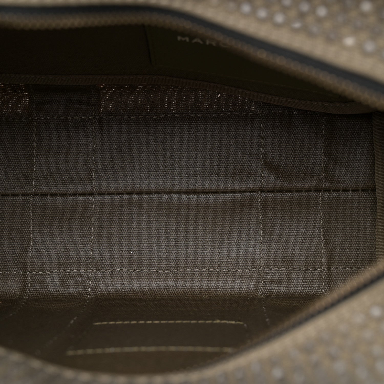 Marc Jacobs Crystal Canvas Small The Tote Bag Slate Green 5 of 12