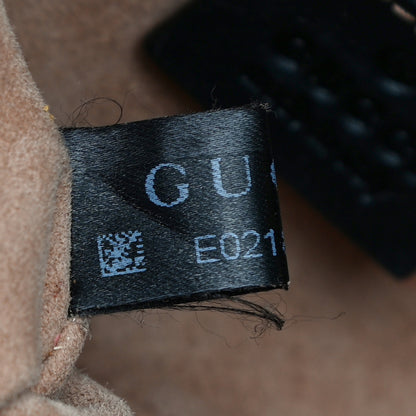 Gucci Calfskin Studded Small Padlock Shoulder Bag Black 8 of 12