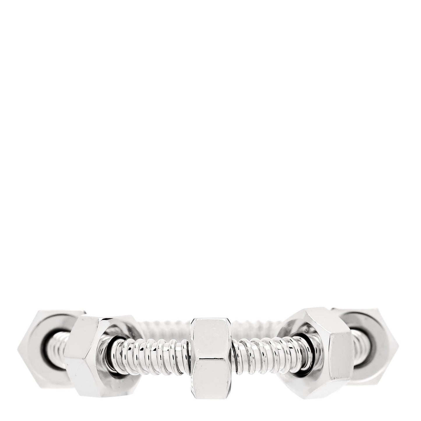 18K White Gold Ecrou De Cartier Ring 52 6