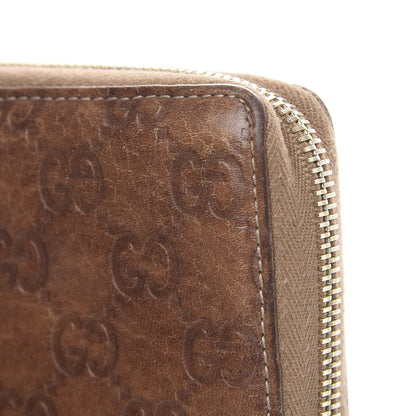 Gucci Guccissima Bamboo Tassel Zip Around Wallet Light Brown 10 of 15