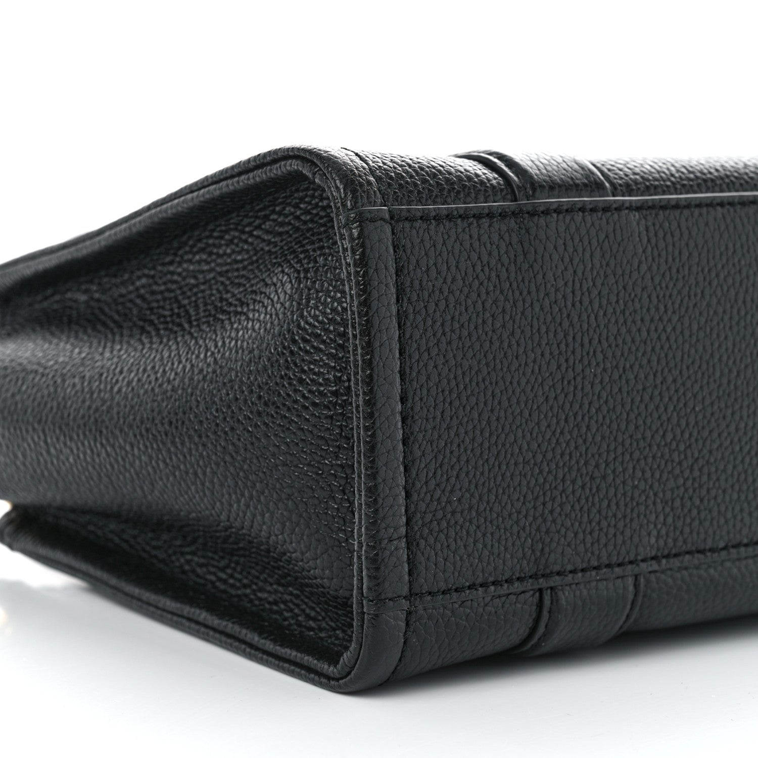 Marc Jacobs Grained Calfskin Small The Tote Bag Black 9 of 10