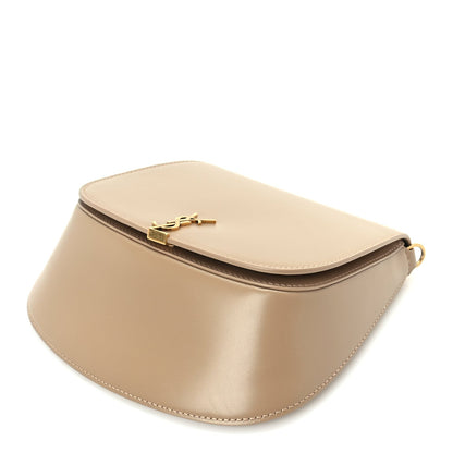 Saint Laurent Box Calfskin Mini Voltaire Top Handle Bag  Dark Cork 5 of 8