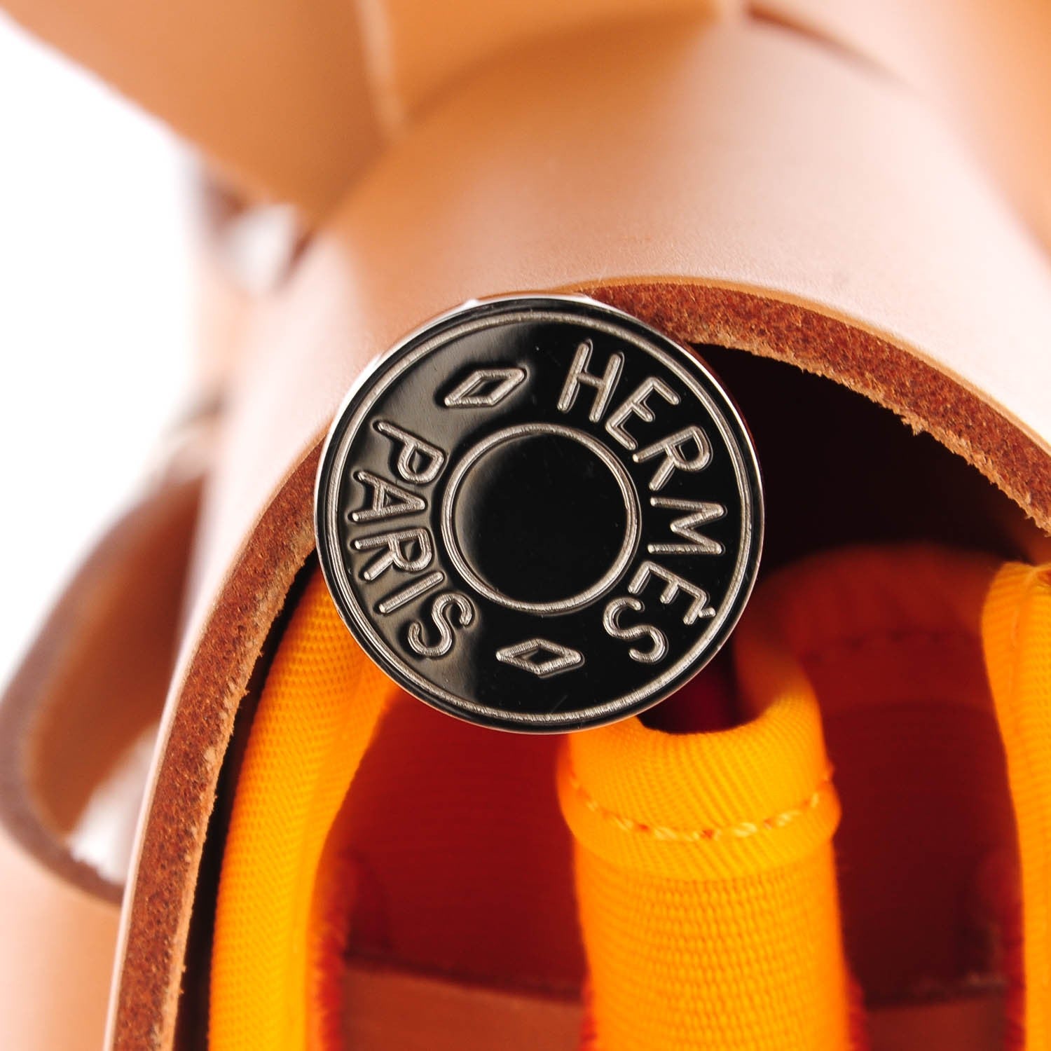 Hermes Toile Herbag Zip 31 PM Jaune d'Or 11 of 15