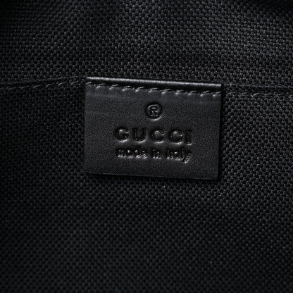 Gucci GG Supreme Monogram Web Shoulder Bag Black Grey 6 of 11