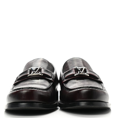 Louis Vuitton Epi Mens Major Loafers 7 Burgundy 2 of 10
