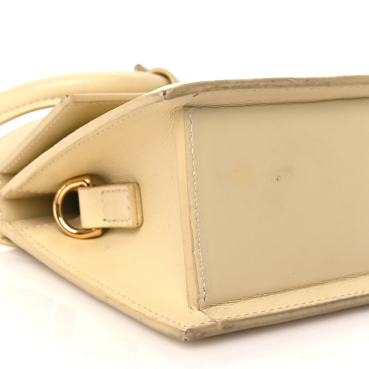 Jacquemus Smooth Calfskin Le Chiquito Noeud Beige 7 of 9