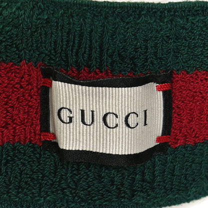 Gucci Vinyl Web Visor L Green Red 8 of 8