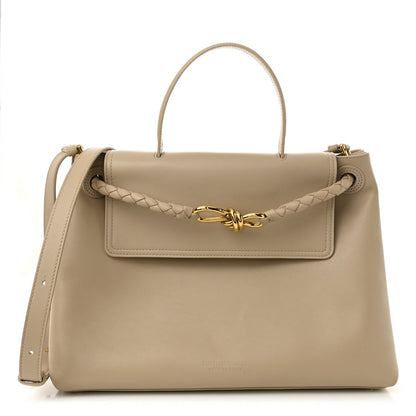 Bottega Veneta Silky Calfskin Medium Ciao Ciao Ecru 1 of 7