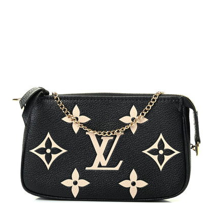Louis Vuitton Empreinte Monogram Giant Mini Pochette Accessories Black 1 of 4