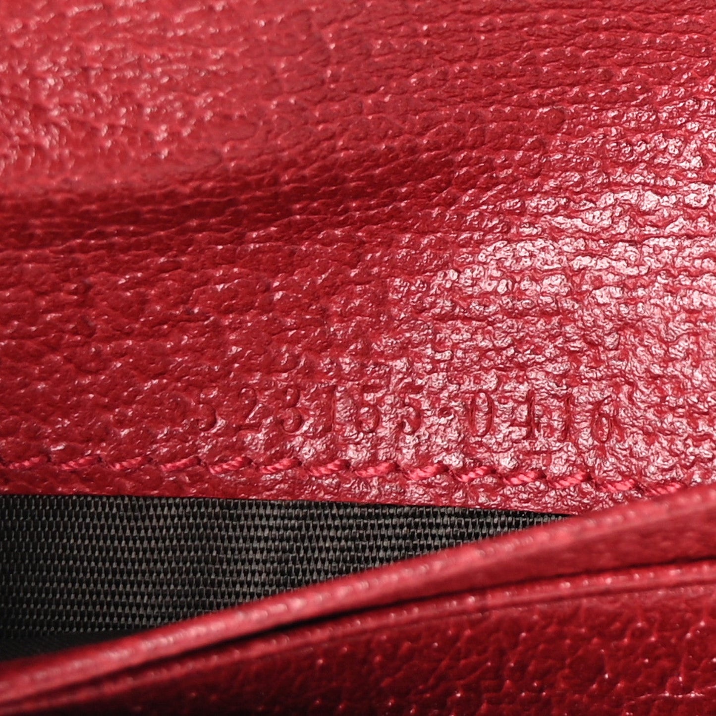 GG Supreme Monogram Flora Web Ophidia Card Case Red
