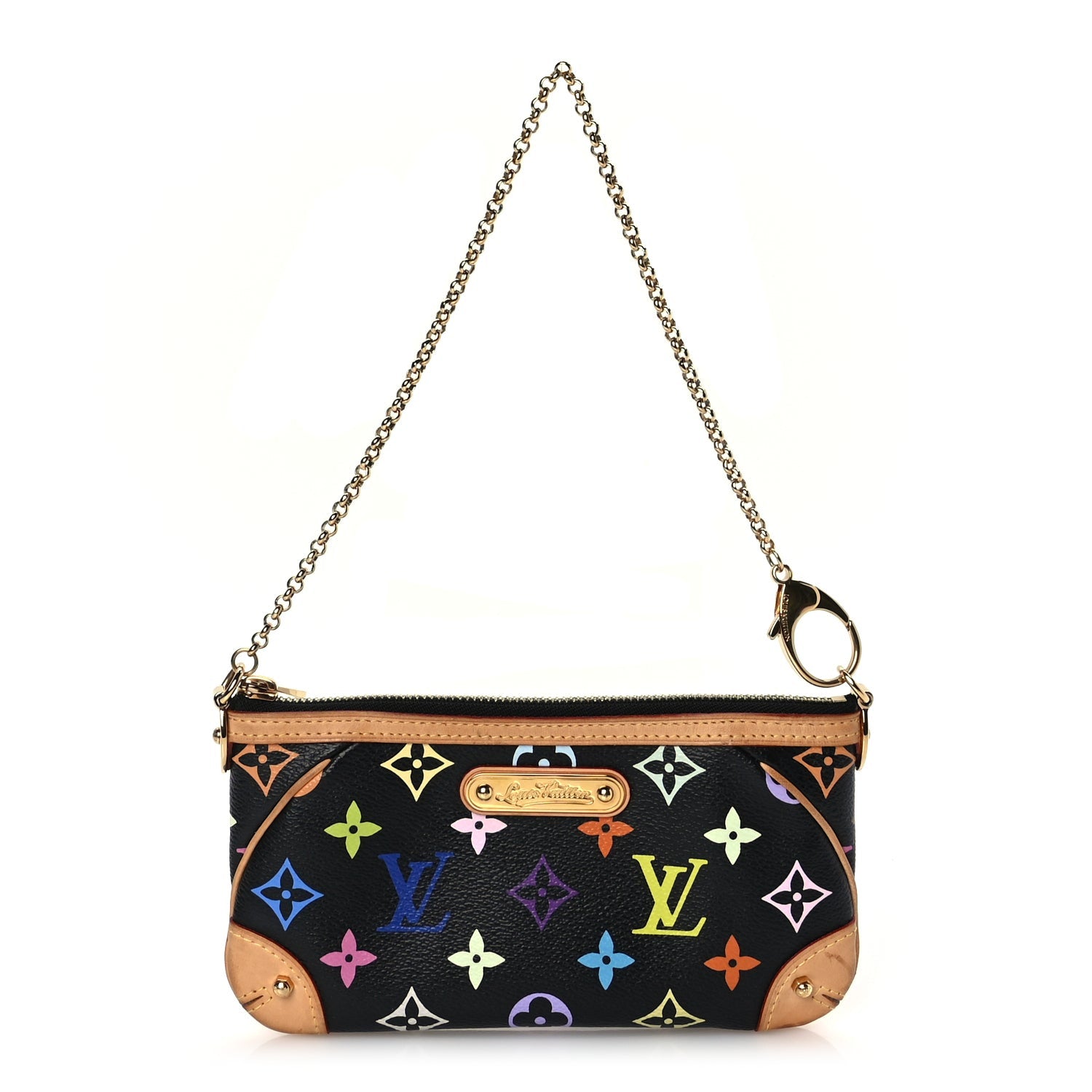Louis Vuitton Monogram Multicolor Pochette Milla MM 1 of 8