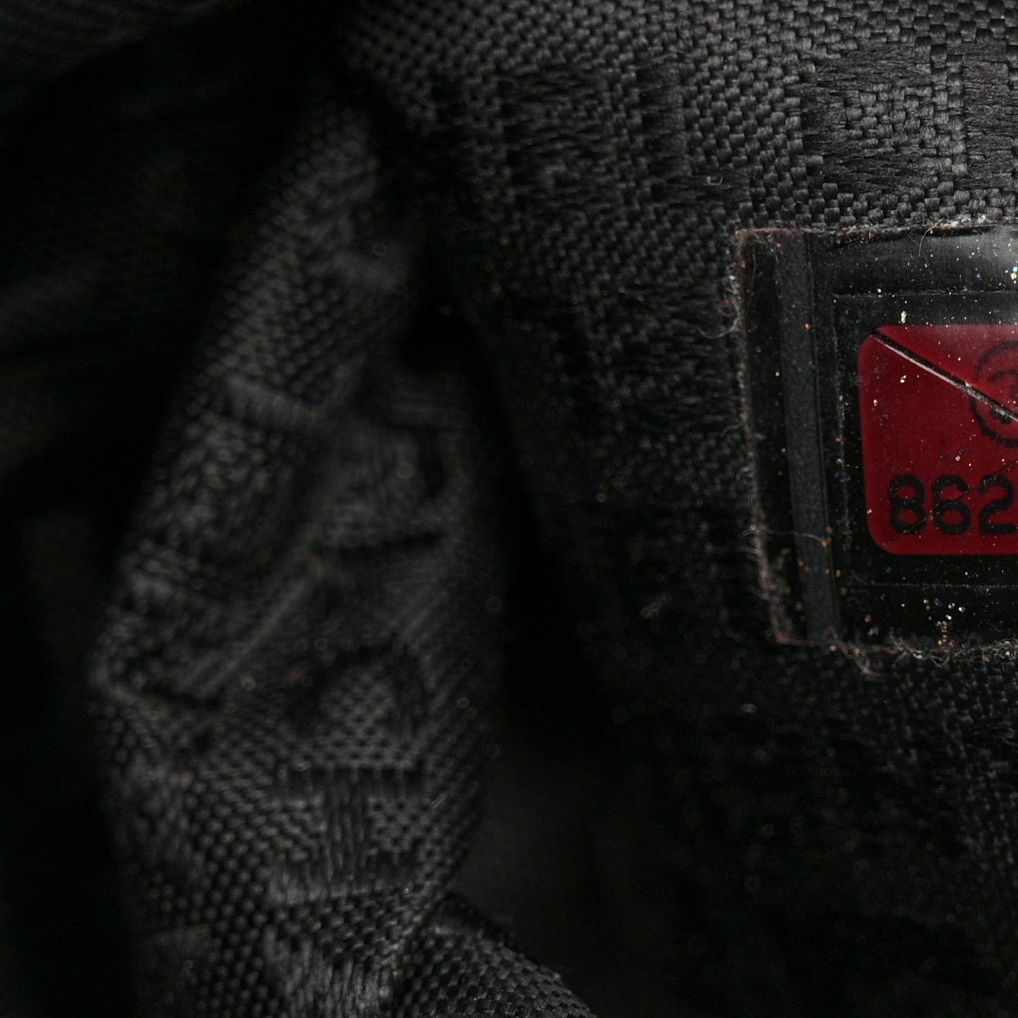 Caviar Square Stitched Hobo Black