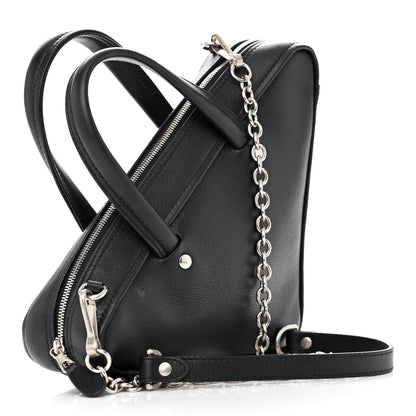Balenciaga Calfskin XS Triangle Chain Duffle Black 3 of 10