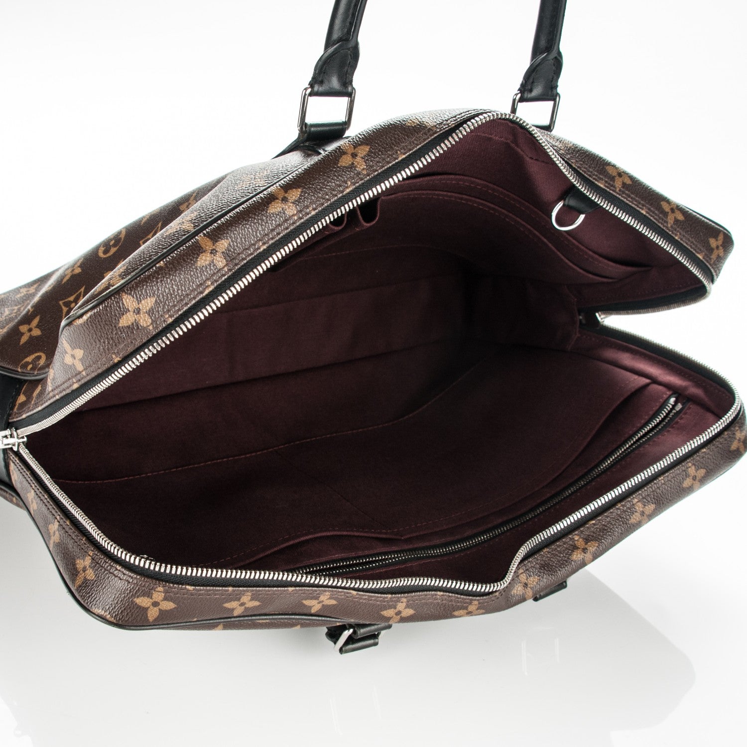 Louis Vuitton Monogram Macassar Porte-Documents Voyage 5 of 11