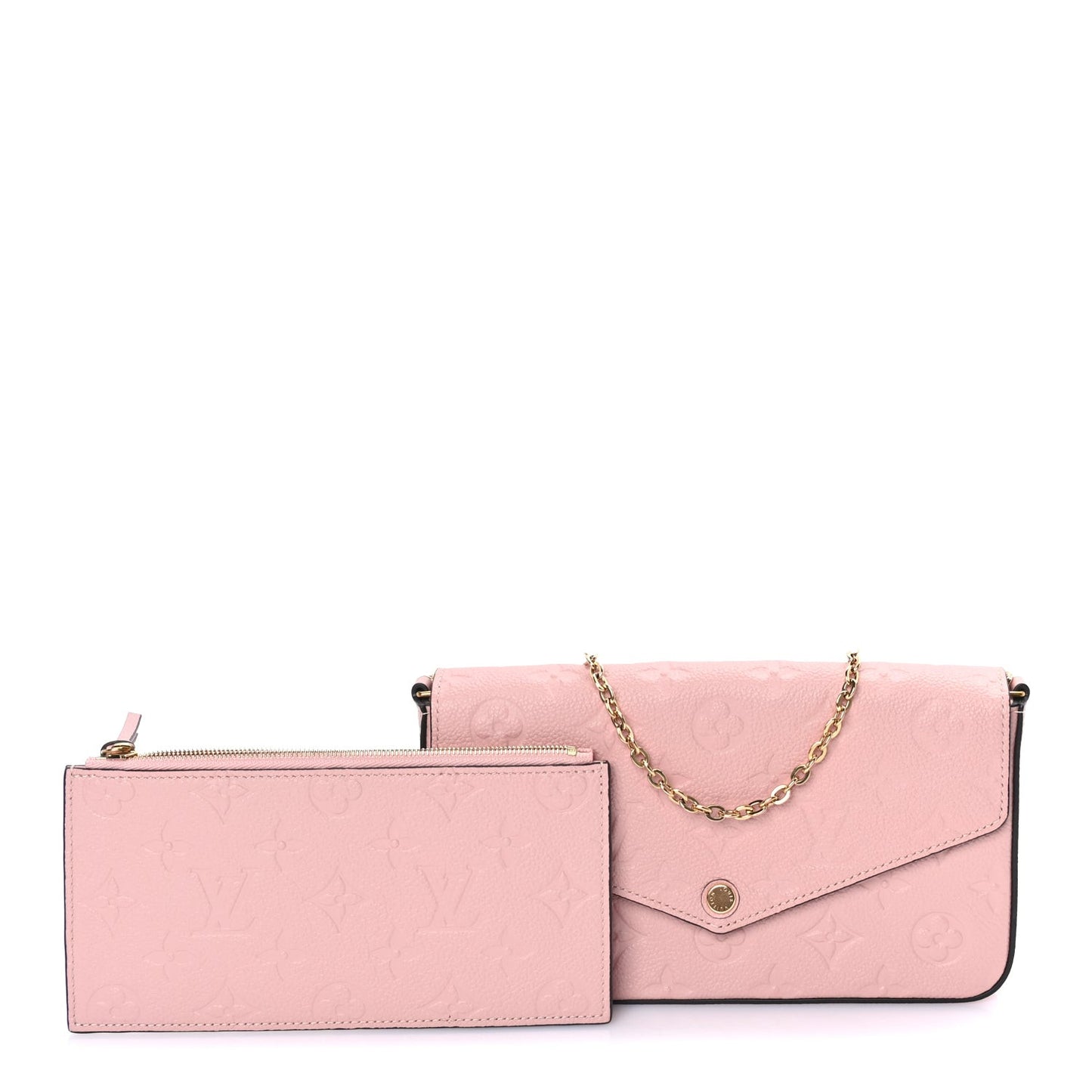 Empreinte Pochette Felicie Chain Wallet Rose Poudre Rose Poudre
