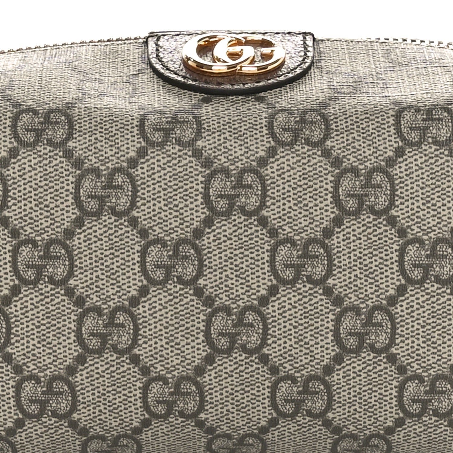 Gucci Soft GG Supreme Monogram Calfskin Medium Ophidia Cosmetic Case Beige Ebony New Acero 8 of 10