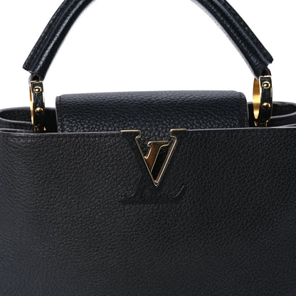 Louis Vuitton Taurillon Capucines BB  Black 6 of 8