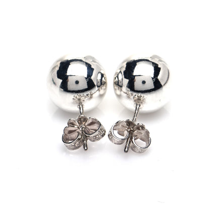 Tiffany Sterling Silver 10mm HardWear Ball Earrings 3 of 5