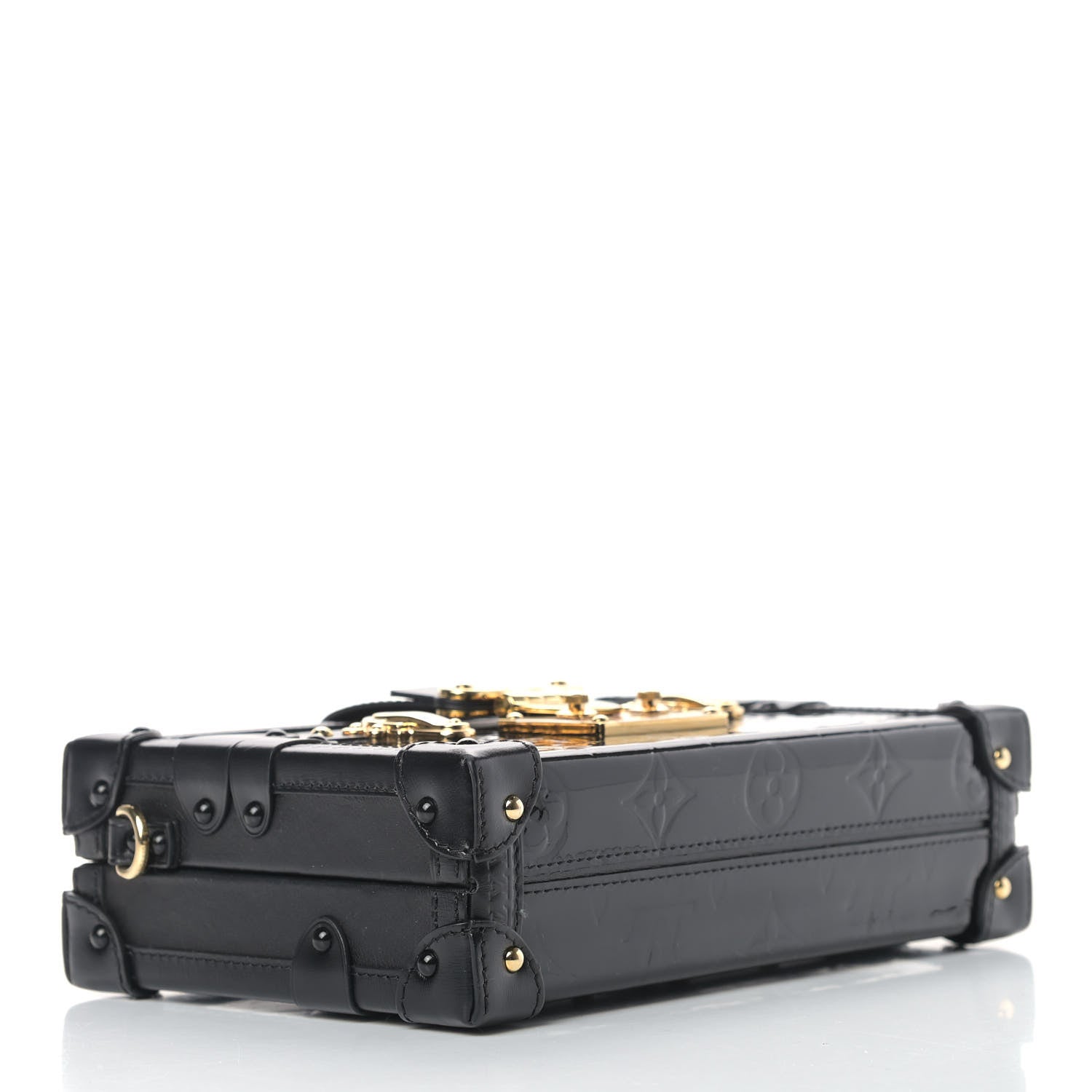 Louis Vuitton Vernis Petite Malle Black 4 of 9