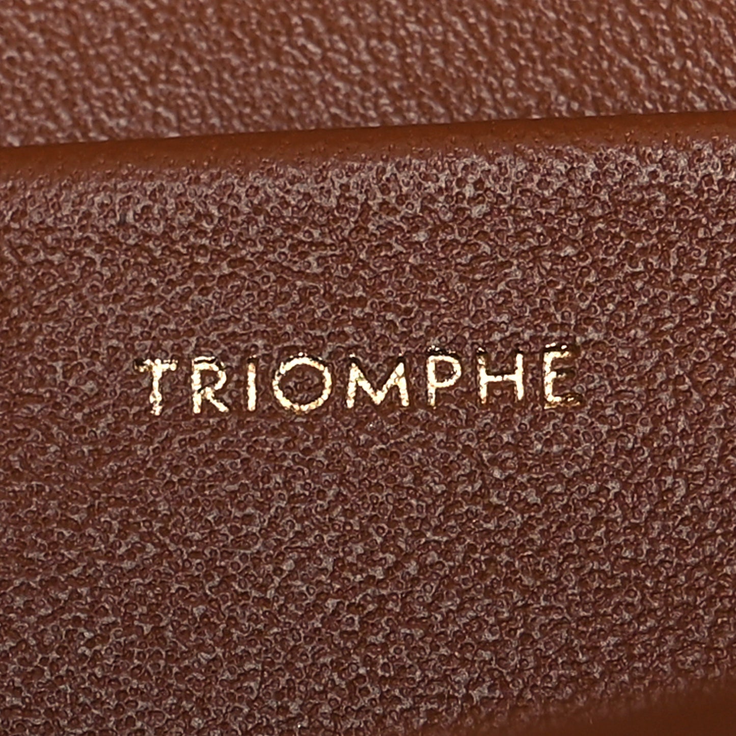 Triomphe Canvas Calfskin Medium Triomphe Bag Tan