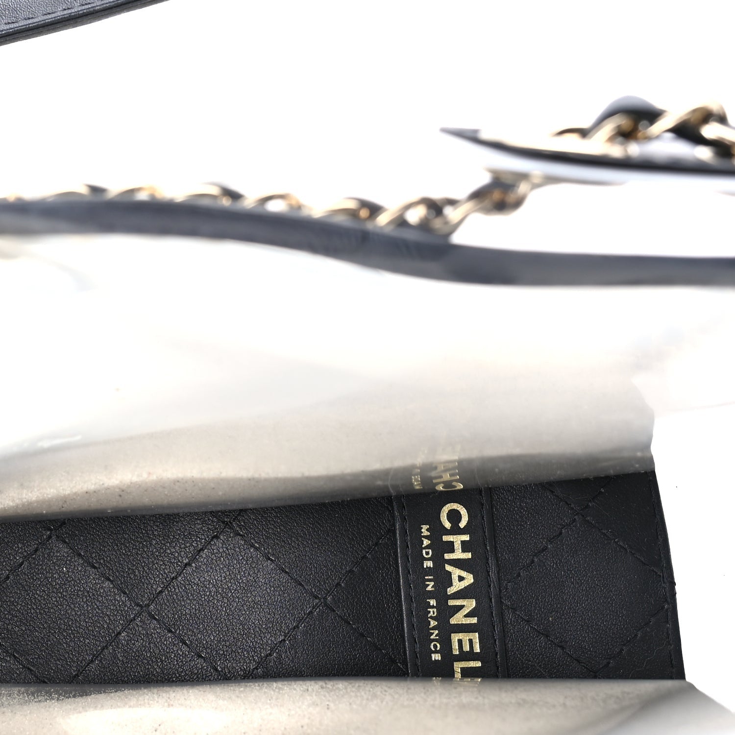 Chanel Lambskin PVC Medium Sand By The Sea Flap  Black 4 of 7