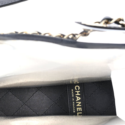 Chanel Lambskin PVC Medium Sand By The Sea Flap  Black 4 of 7