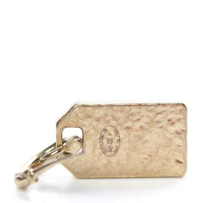 Chanel CC Tag Drop Earrings Gold 4 of 5