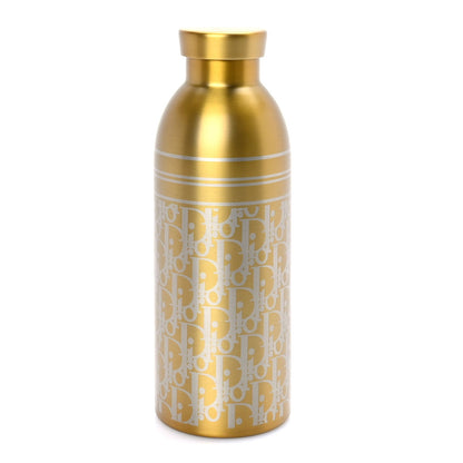 Christian Dior Oblique Stainless Steel Grained Calfskin Aqua Bottle With Shoulder Strap Yellow 2 of 8