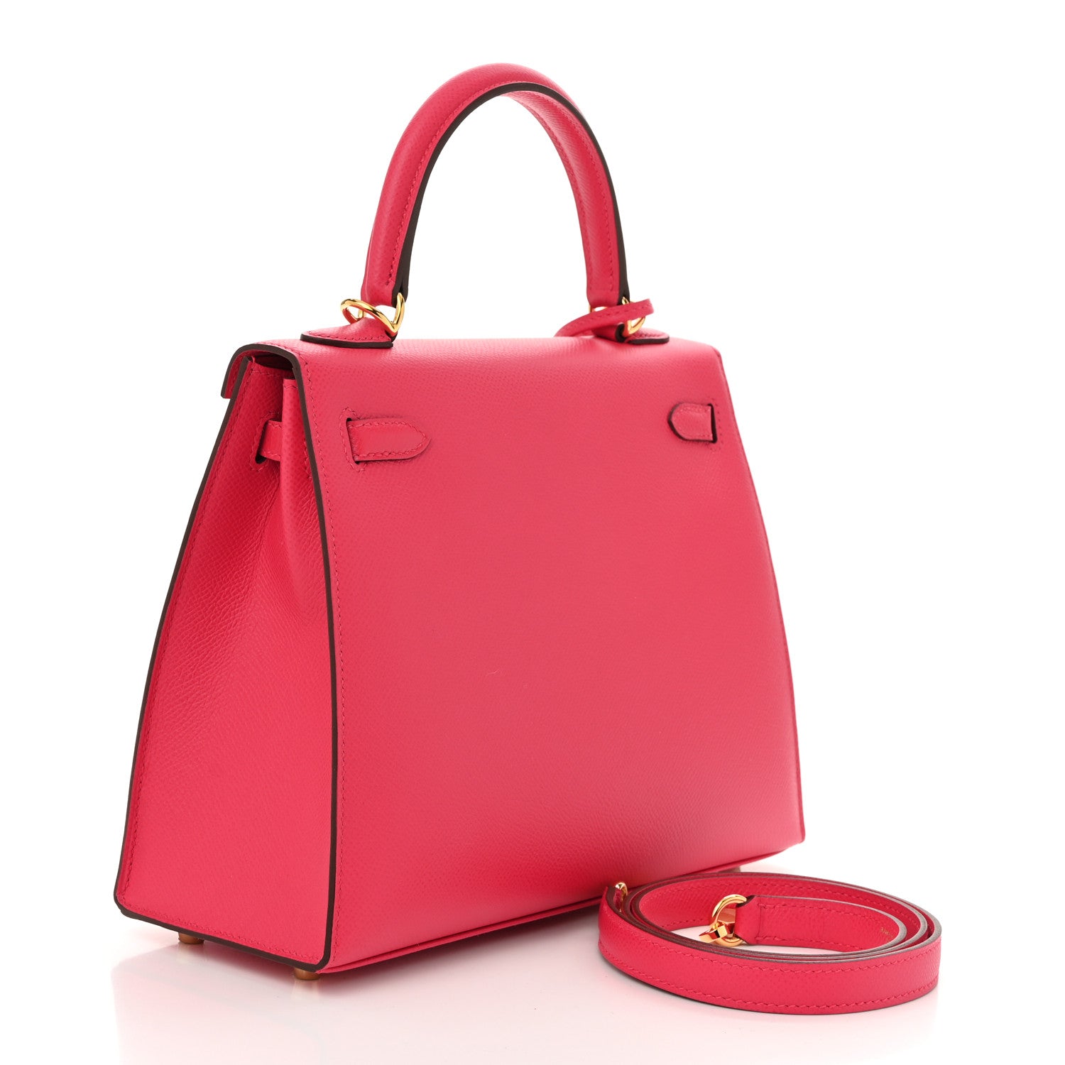 Hermes Epsom Kelly Sellier 25 Rose Extreme 3 of 10
