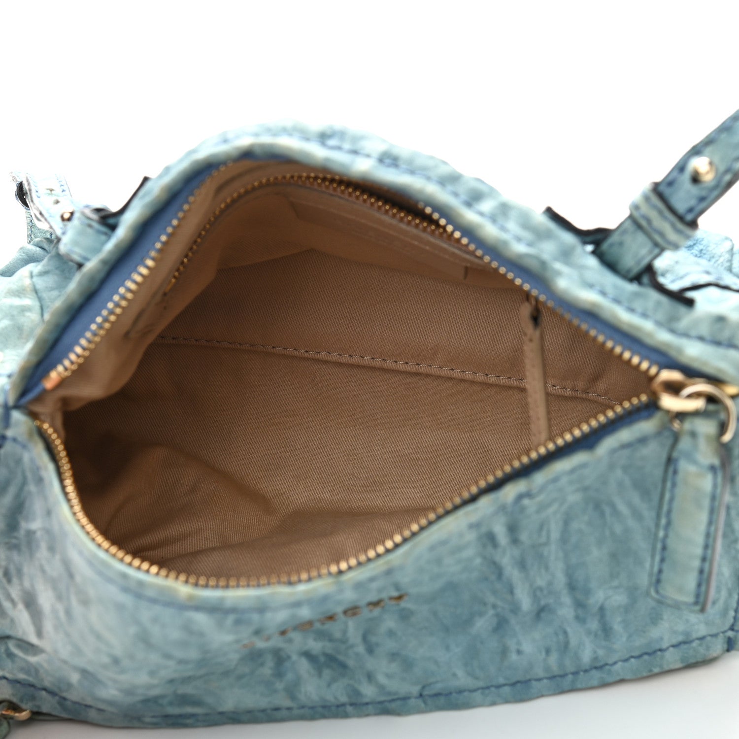 Givenchy Tumbled Sheepskin Mini Pandora Sky Blue 5 of 13