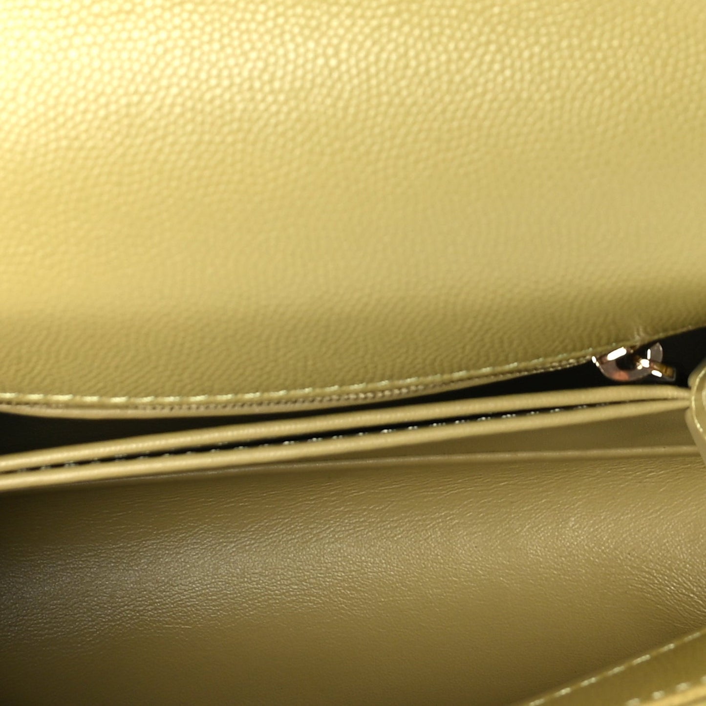 Caviar Quilted Extra Mini Coco Handle Flap Light Green