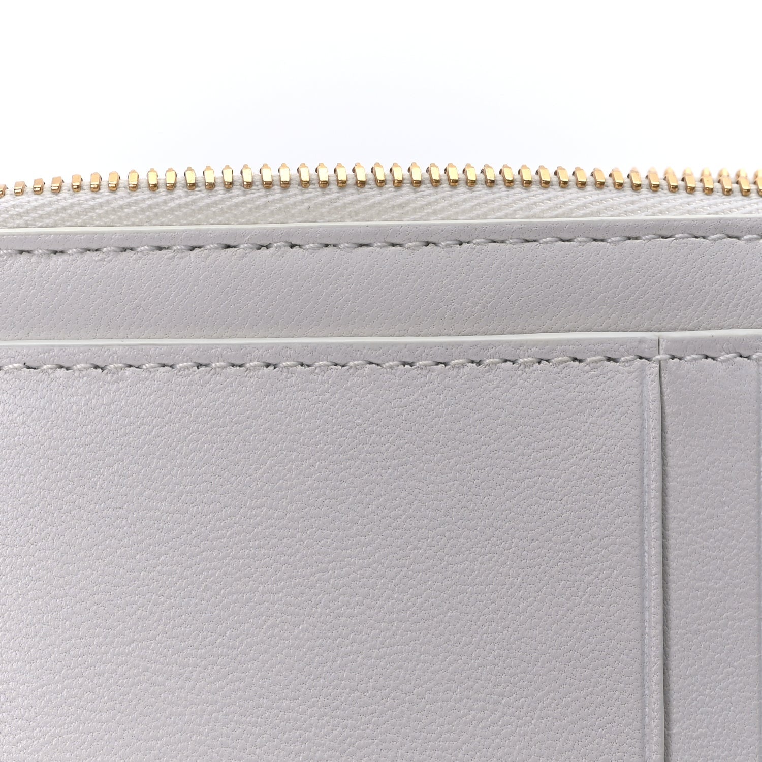 Bottega Veneta Nappa Intreccio Cassette Zipped Card Case White 5 of 6