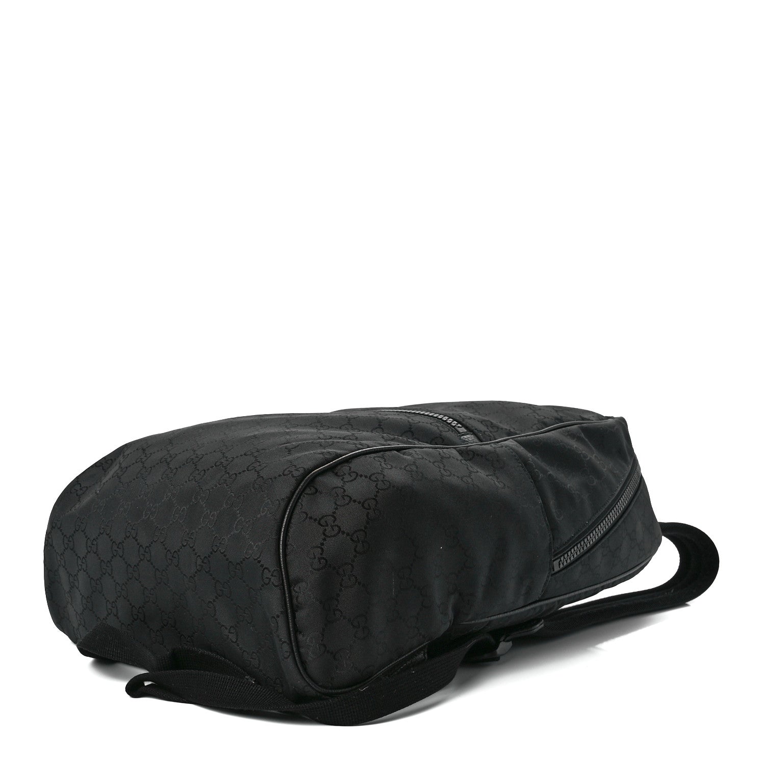 Gucci Nylon Monogram Slim Backpack Black 11 of 13