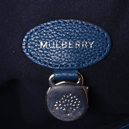 Mulberry Small Classic Grain Bayswater Midnight Blue 5 of 8