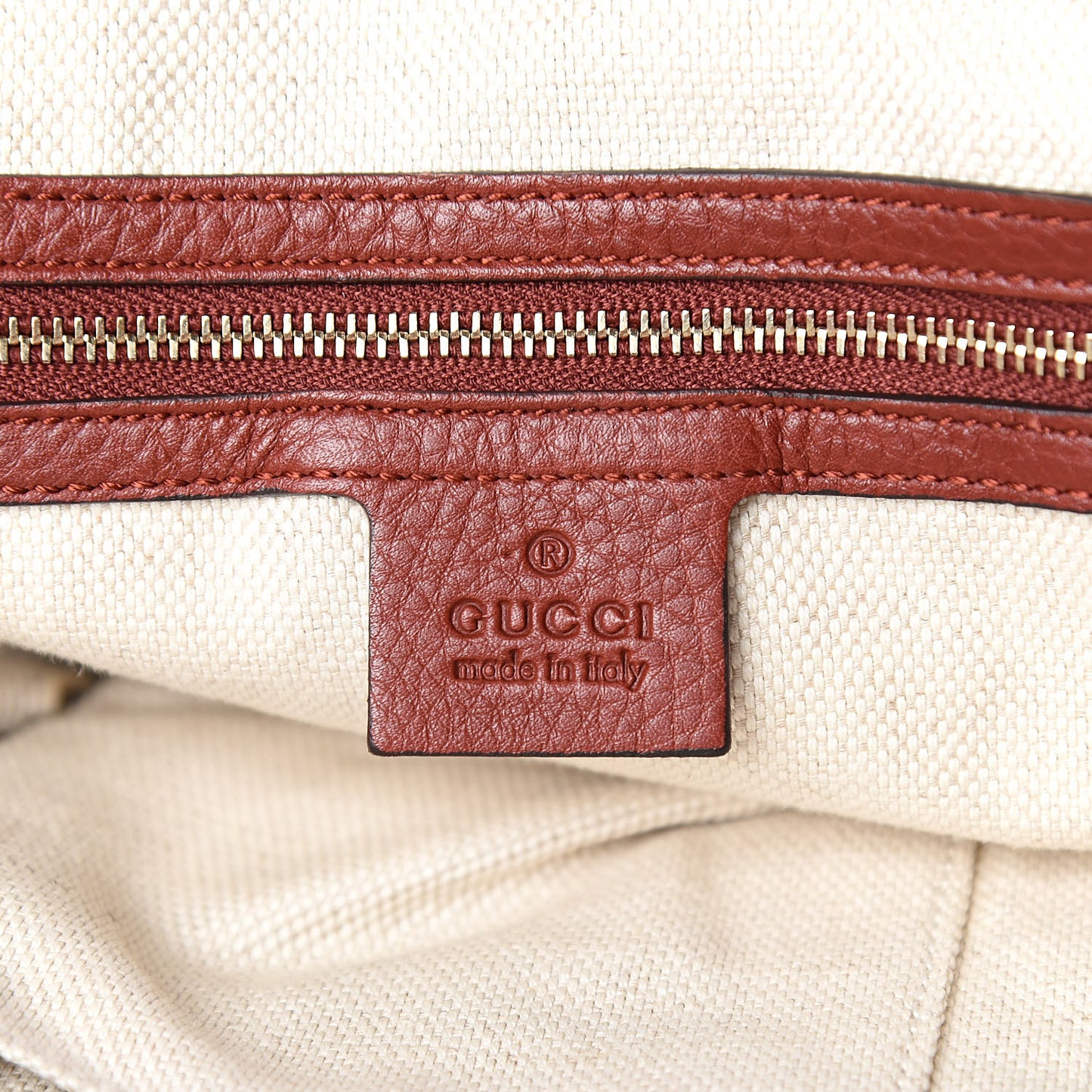 Monogram Web Medium Dressage Tote Red
