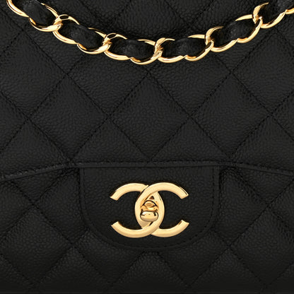 Chanel Caviar Quilted Maxi Double Flap Black 8 of 11