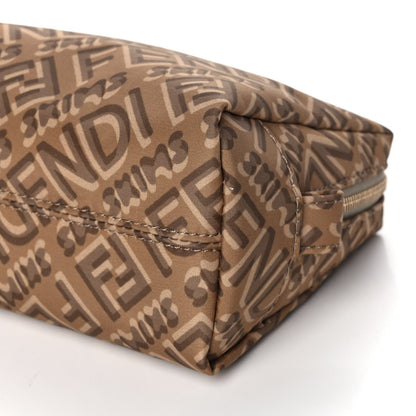 Fendi X SKIMS Nylon Small Trapezoid Beauty Pouch Sand 10 of 10