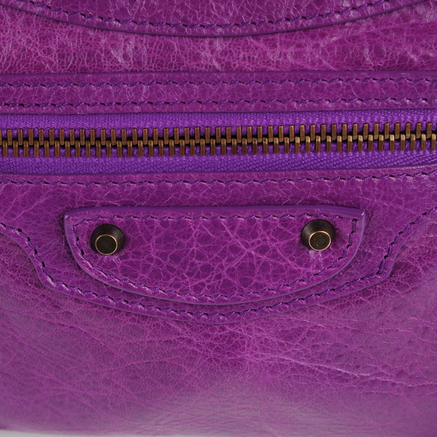 Balenciaga Agneau Classic Hardware Hip Ultraviolet 9 of 11