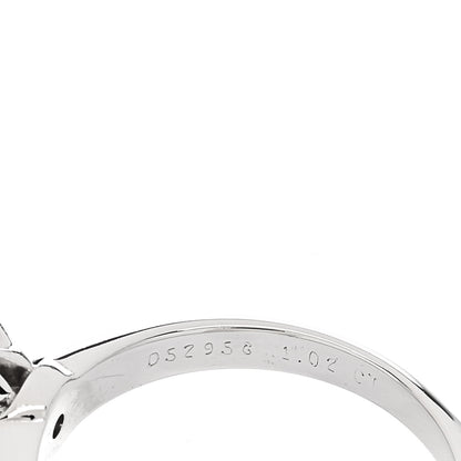 Tiffany Platinum Diamond 1.02ct Solitaire Engagement Ring 49 4.75 6 of 7