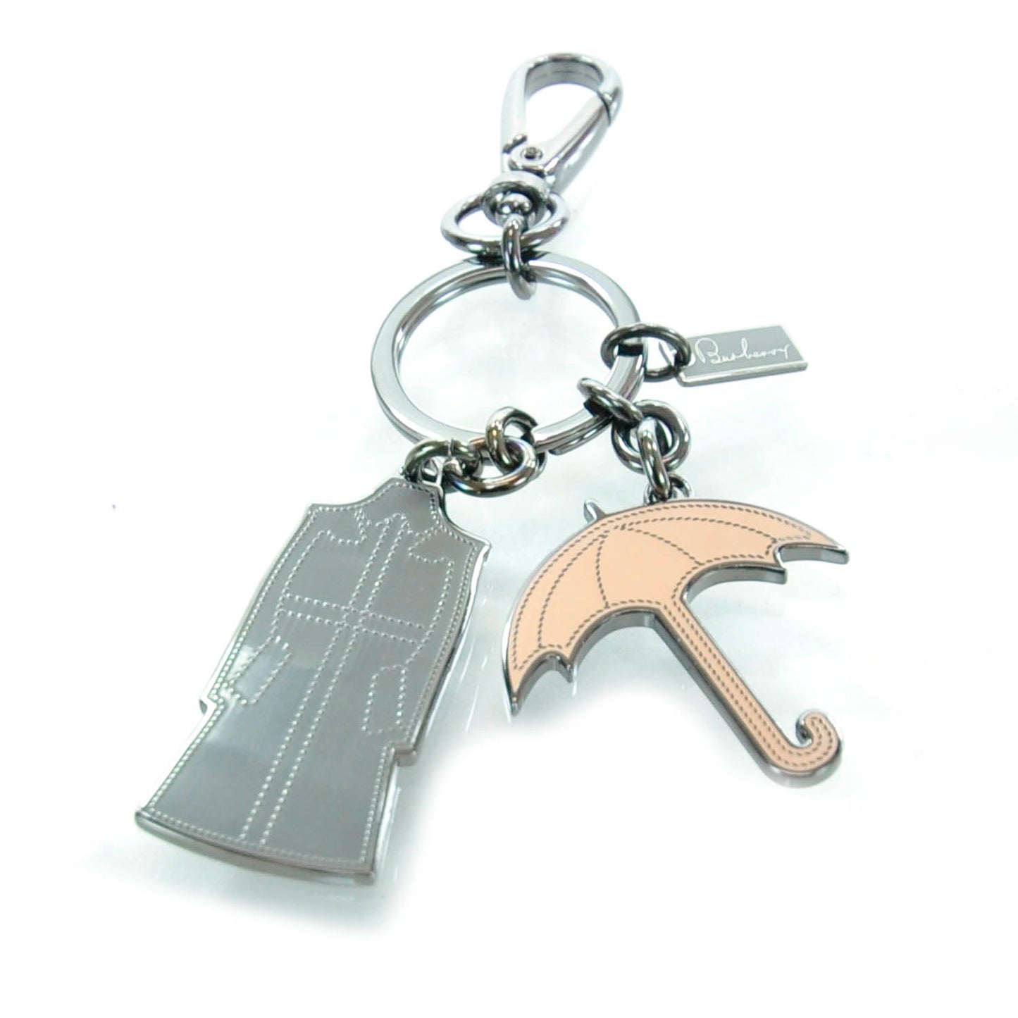 Trench Coat Umbrella Key Chain Bag Charm