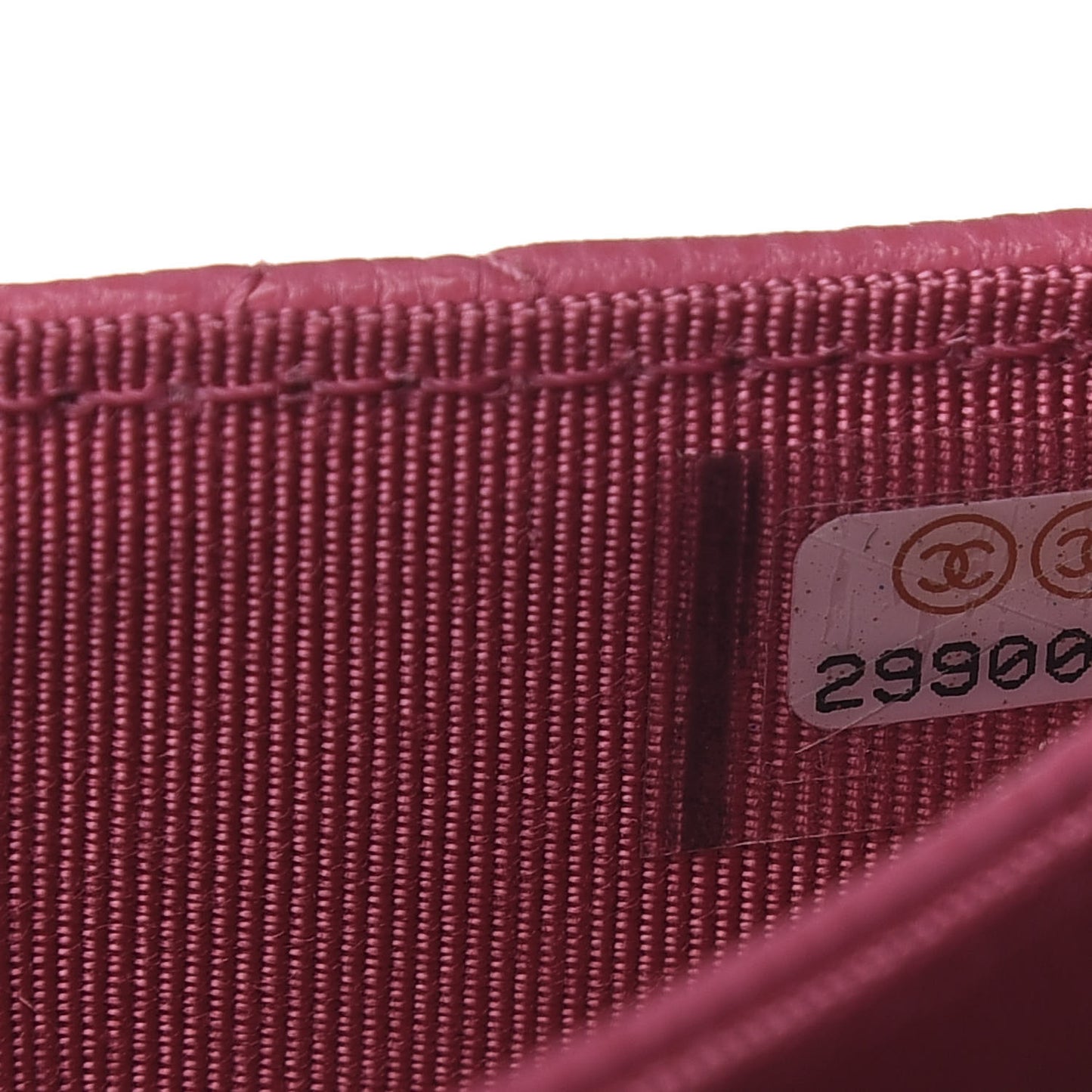 Caviar Quilted Flap Card Holder Wallet Pink