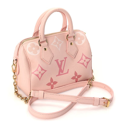 Louis Vuitton Empreinte Monogram Giant Speedy Bandouliere 20  Degrade Rose Pink 2 of 8